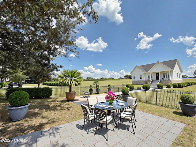 3391 Grey Oak Way, Marianna, FL 32446 - view of patio / terrace featuring outdoor dining area