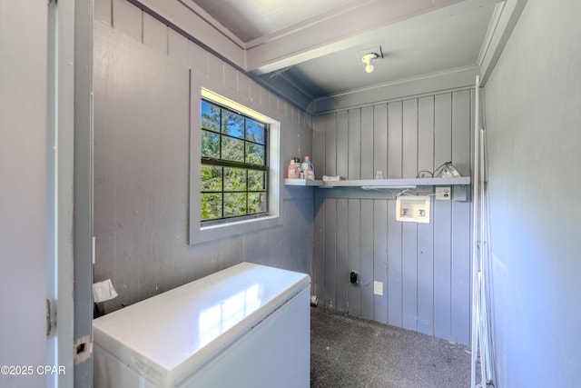 1016 Morgan Ave, Chattahoochee, FL 32324 - washroom featuring ornamental molding and hookup for a washing machine