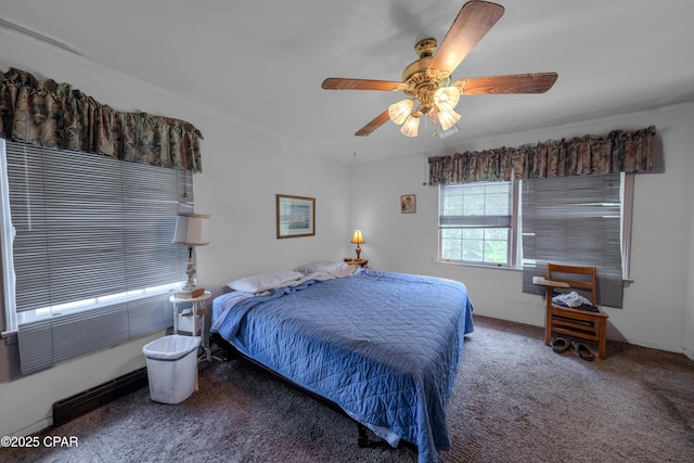1016 Morgan Ave, Chattahoochee, FL 32324 - carpeted bedroom featuring a ceiling fan