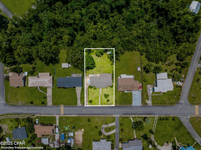 1016 Morgan Ave, Chattahoochee, FL 32324 - aerial overview of property's location featuring property boundaries highlighted