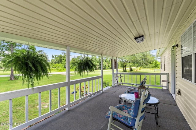 3483 Kynesville Rd, Marianna, FL 32448 - covered porch with a yard