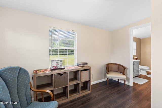 3483 Kynesville Rd, Marianna, FL 32448 - living area with wood finished floors and baseboards