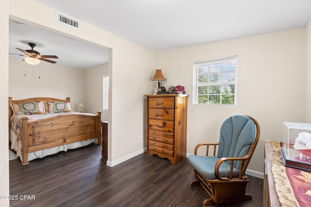 3483 Kynesville Rd, Marianna, FL 32448 - bedroom featuring dark wood-type flooring