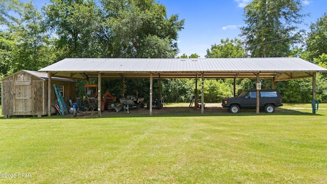 3483 Kynesville Rd, Marianna, FL 32448 - view of parking / parking lot featuring a carport