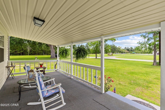 3483 Kynesville Rd, Marianna, FL 32448 - porch with a lawn