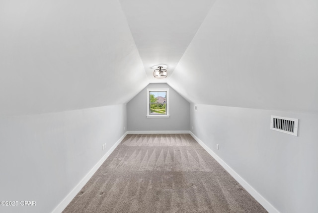 3033 Osprey Cir, Panama City, FL 32405 - additional living space with lofted ceiling and carpet flooring