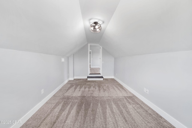 3033 Osprey Cir, Panama City, FL 32405 - additional living space featuring carpet floors and vaulted ceiling