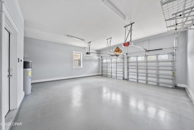 3033 Osprey Cir, Panama City, FL 32405 - garage featuring a garage door opener and water heater
