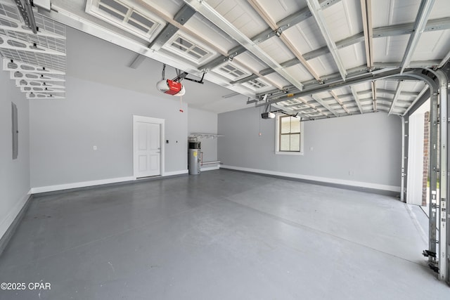 3033 Osprey Cir, Panama City, FL 32405 - garage featuring a garage door opener and electric panel