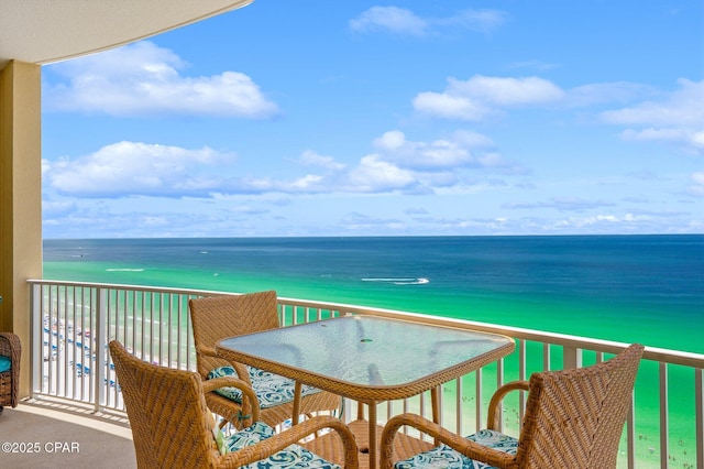 10625 Front Beach Rd Unit 1902, Panama City Beach, FL 32407 - balcony featuring a water view