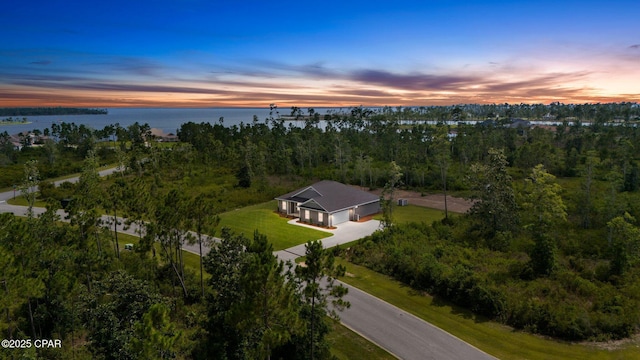 902 Captain Way, Panama City, FL 32404 - aerial view at dusk of a water view