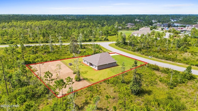 902 Captain Way, Panama City, FL 32404 - view of property location with property boundaries highlighted and a forest