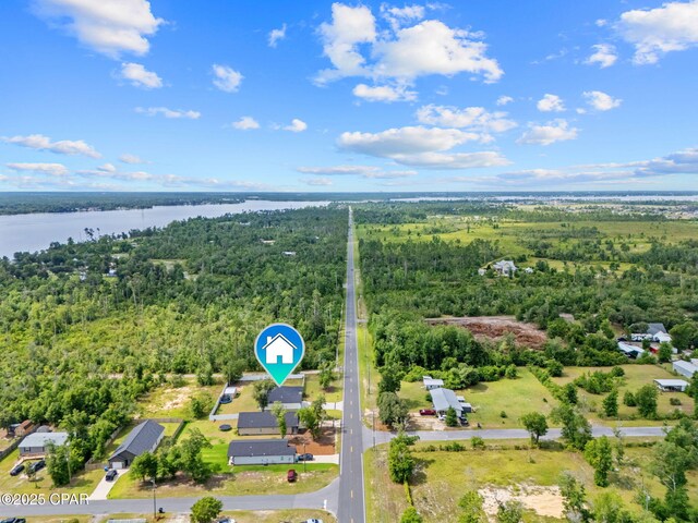8422 Resota Beach Rd, Southport, FL 32409 - drone / aerial view of a nearby body of water and a forest