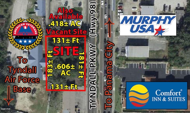 271 N Tyndall Pkwy, Panama City FL, 32404 land for sale