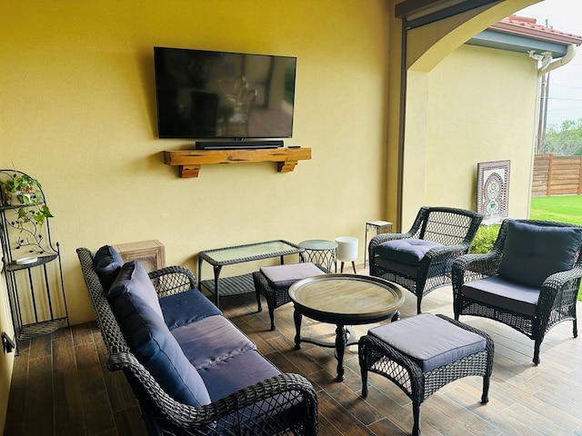 1733 Overhill Dr, San Angelo, TX 76904 - view of patio featuring outdoor lounge area