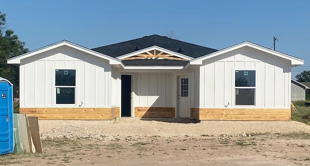 view of rear view of property