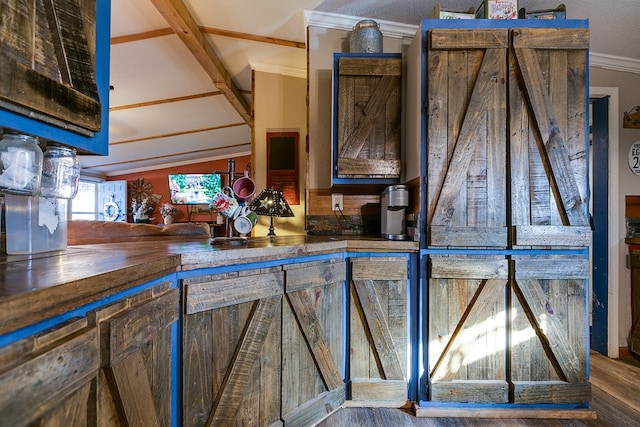 bar with ornamental molding