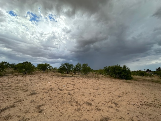 view of landscape featuring a rural view