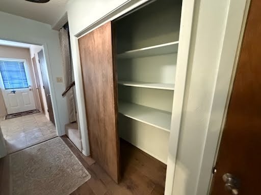 view of closet