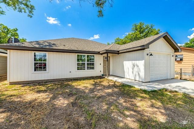 ranch-style house with a garage