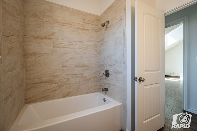 full bathroom featuring bathing tub / shower combination