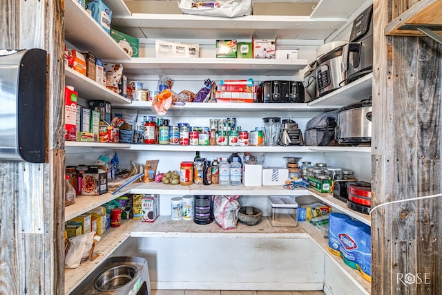 view of pantry