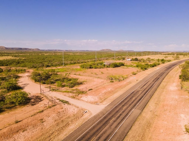 9401 Collett Rd, Robert Lee, TX 76945 - view of road featuring a mountain view and a view of rural / pastoral area