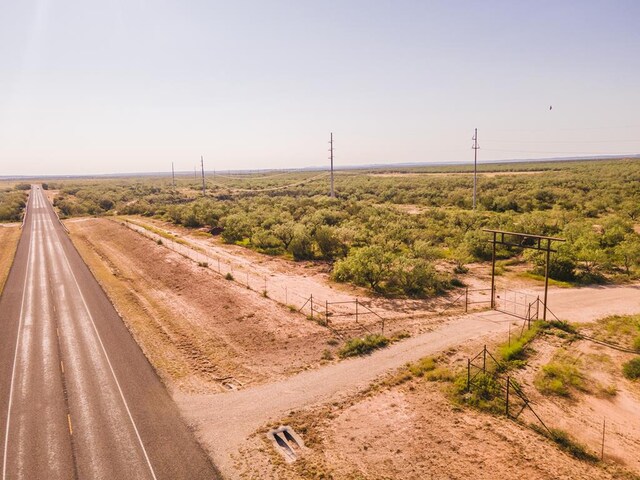 9401 Collett Rd, Robert Lee, TX 76945 - view of dirt / gravel road