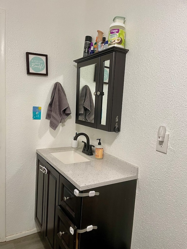 201 N Franklin St, Bronte, TX 76933 - bathroom featuring vanity