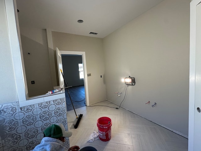 bathroom with visible vents