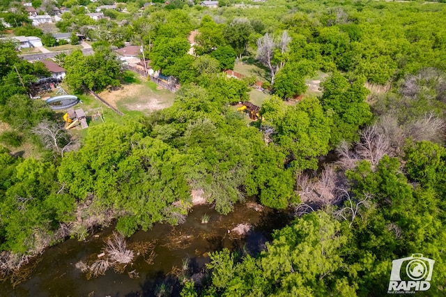 1016 N Adams Ave, San Angelo, TX 76901 - aerial view with a water view