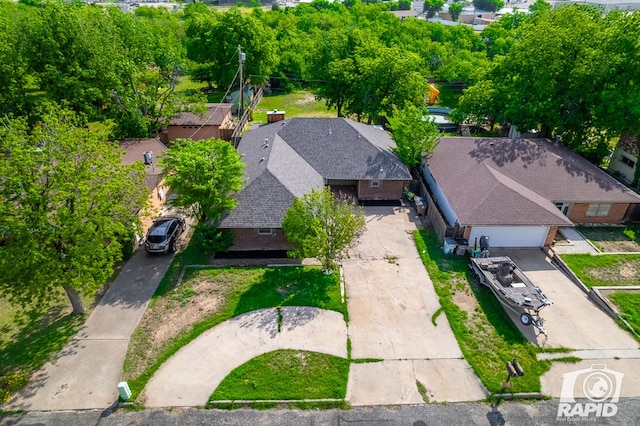 1016 N Adams Ave, San Angelo, TX 76901 - bird's eye view