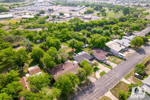 bird's eye view featuring a residential view