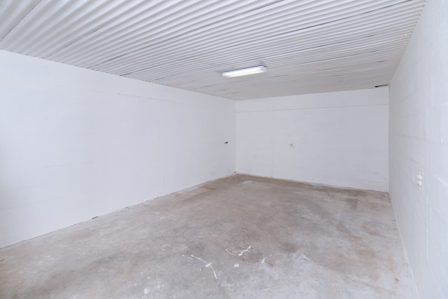 interior space with concrete flooring
