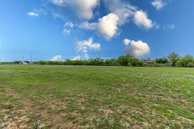 view of landscape with a rural view