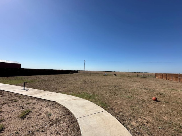 8353 Chad Rd, San Angelo, TX 76957 - view of yard with fence