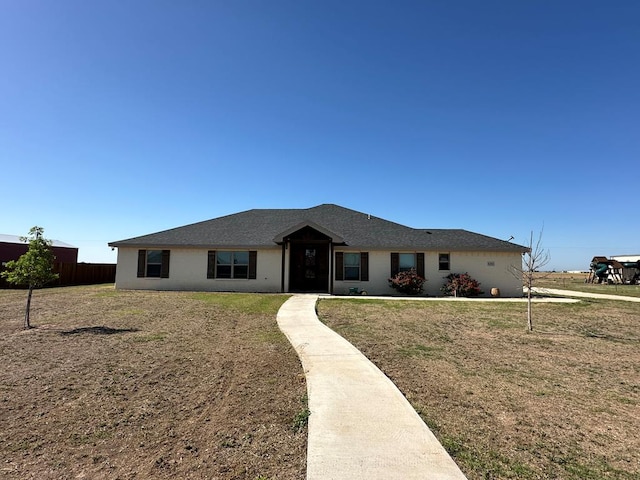8353 Chad Rd, San Angelo, TX 76957 - ranch-style house with a front yard