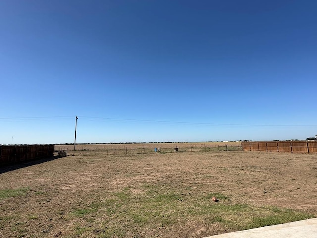 8353 Chad Rd, San Angelo, TX 76957 - view of yard featuring fence and a view of rural / pastoral area