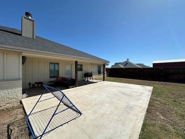 8353 Chad Rd, San Angelo, TX 76957 - view of patio / terrace with fence