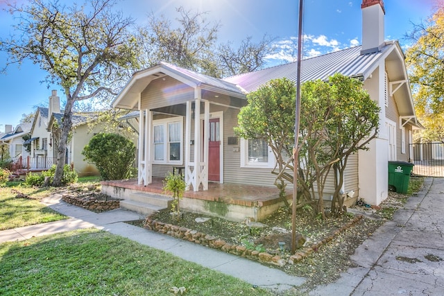 view of bungalow-style home