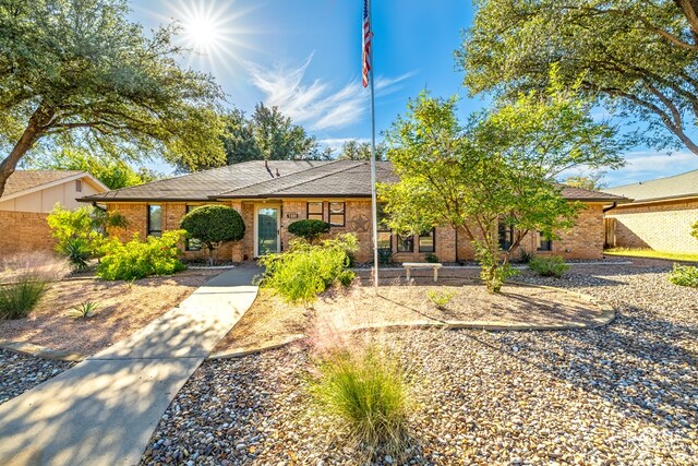 view of ranch-style home