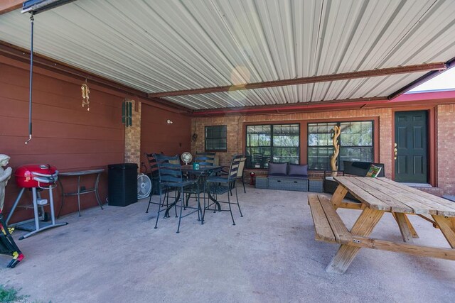 2458 Fishermans Rd, San Angelo, TX 76904 - view of patio featuring outdoor dining area