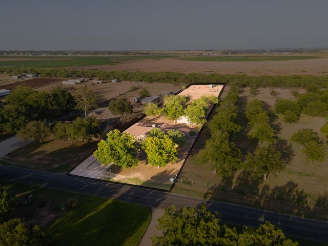 bird's eye view featuring a rural view