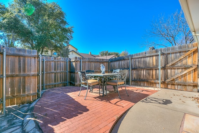 view of patio / terrace