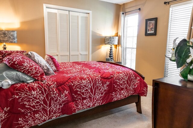 5213 Green Valley Trl, San Angelo, TX 76904 - carpeted bedroom featuring a closet
