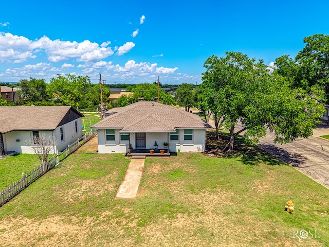 2822 N St, San Angelo, TX 76901 - view of front of home with covered porch and stucco siding
