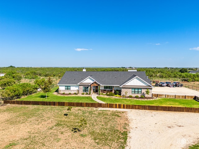 view of ranch-style home