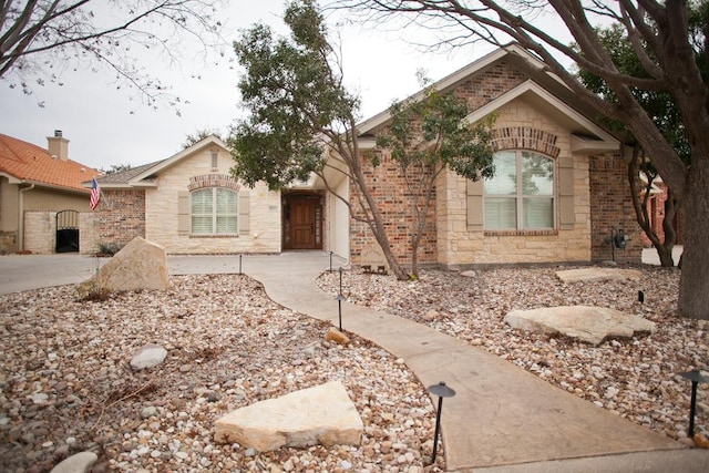 view of ranch-style home