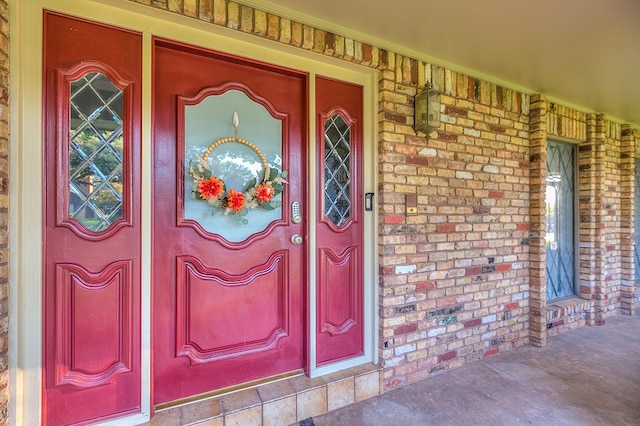 view of entrance to property