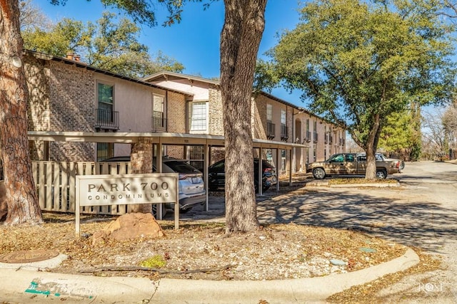 view of rear view of property